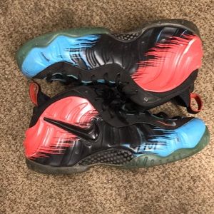 Spider-Man foamposites, slightly worn, size 10